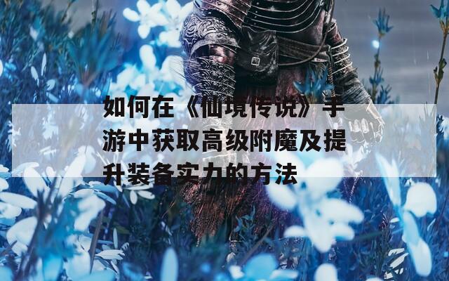 如何在《仙境传说》手游中获取高级附魔及提升装备实力的方法