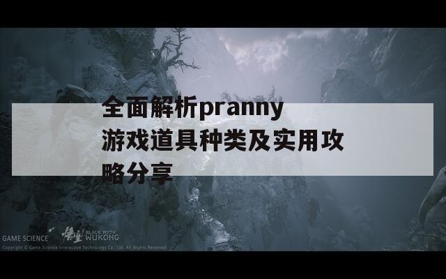 全面解析pranny游戏道具种类及实用攻略分享