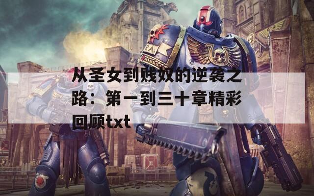 从圣女到贱奴的逆袭之路：第一到三十章精彩回顾txt