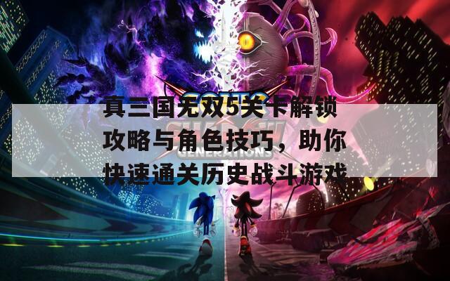 真三国无双5关卡解锁攻略与角色技巧，助你快速通关历史战斗游戏