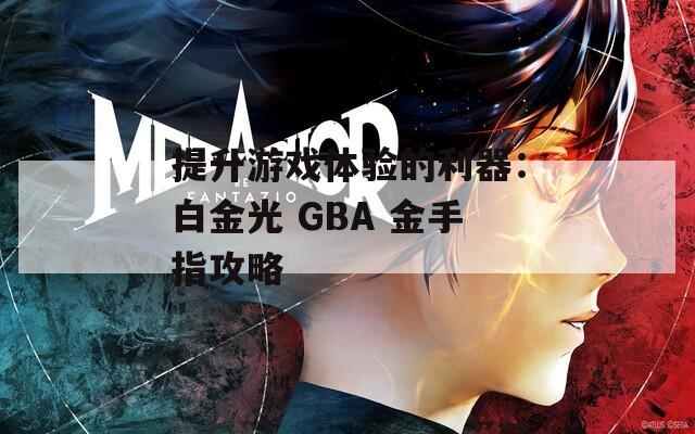 提升游戏体验的利器：白金光 GBA 金手指攻略