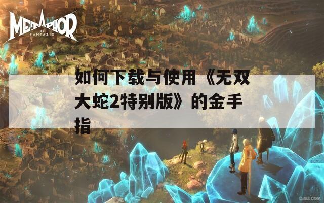 如何下载与使用《无双大蛇2特别版》的金手指