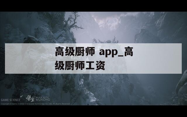 高级厨师 app_高级厨师工资