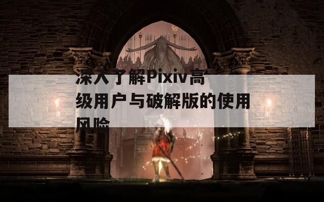 深入了解Pixiv高级用户与破解版的使用风险